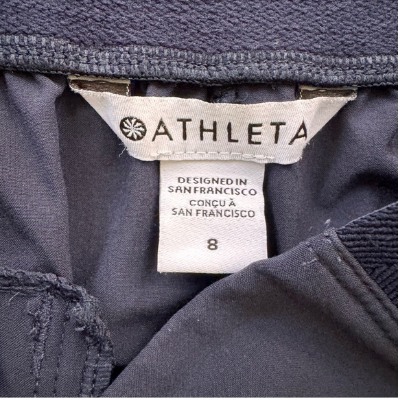 Athleta Brooklyn Wide-Leg Navy Pants - Picture 6 of 8